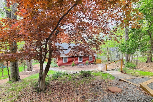 112 E Thompson Pl, Smallwood, NY 12778 - view of front facade with log veneer siding