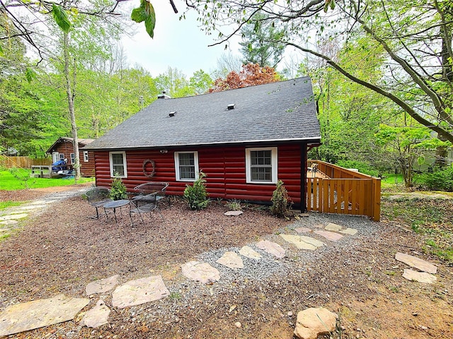 112 E Thompson Pl, Smallwood, NY 12778 - rear view of property featuring roof with shingles