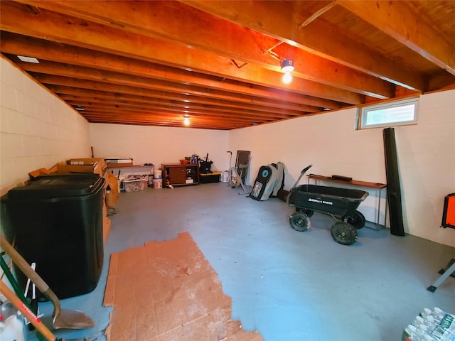 112 E Thompson Pl, Smallwood, NY 12778 - below grade area with concrete block wall