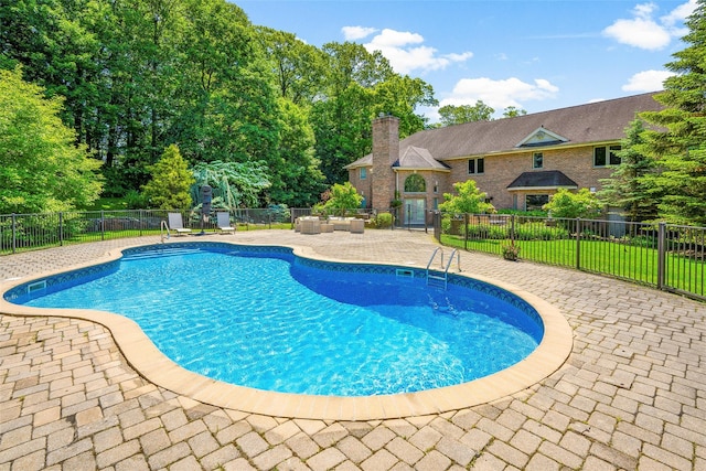 9 Oak Ridge Ct, West Harrison, NY 10604 - view of pool with a patio area