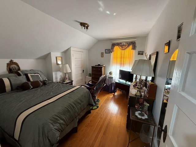 17 Springside Ave, Poughkeepsie, NY 12603 - bedroom with wood finished floors and lofted ceiling
