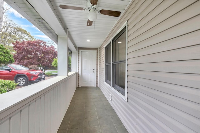 3 Russet Ln, Lake Grove, NY 11755 - exterior space with a ceiling fan