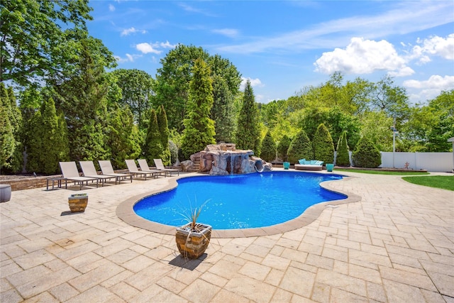 4 Millennium Ct, Bohemia, NY 11716 - view of pool with a patio