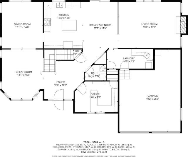 4 Millennium Ct, Bohemia, NY 11716 - home floor plan