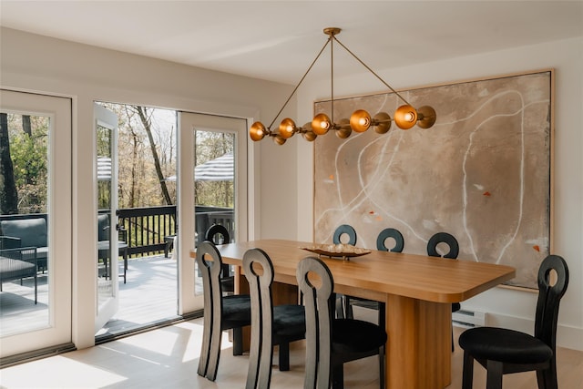 825 County Route 6, High Falls, NY 12440 - dining space with healthy amount of natural light