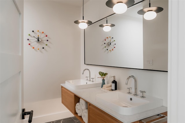 825 County Route 6, High Falls, NY 12440 - bathroom with double vanity