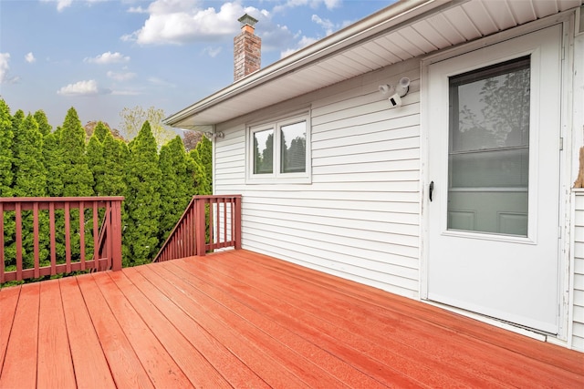 22 Chauncey St, Tuckahoe, NY 10707 - view of wooden deck