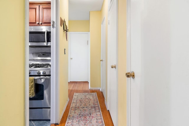 2711 Henry Hudson Pkwy Unit 5A, Bronx, NY 10463 - hallway featuring light wood-style flooring