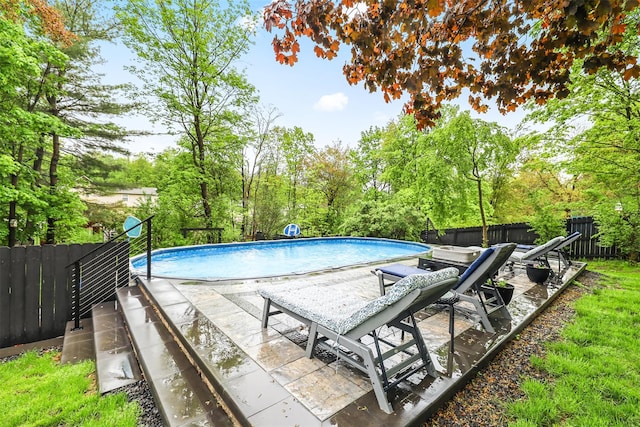 46 Quaker Hill Rd, Monroe, NY 10950 - view of pool with a fenced backyard, a patio, and a fenced in pool