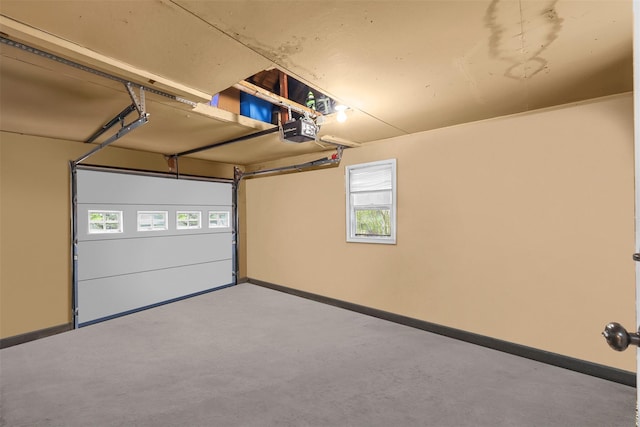46 Quaker Hill Rd, Monroe, NY 10950 - garage featuring baseboards and a garage door opener