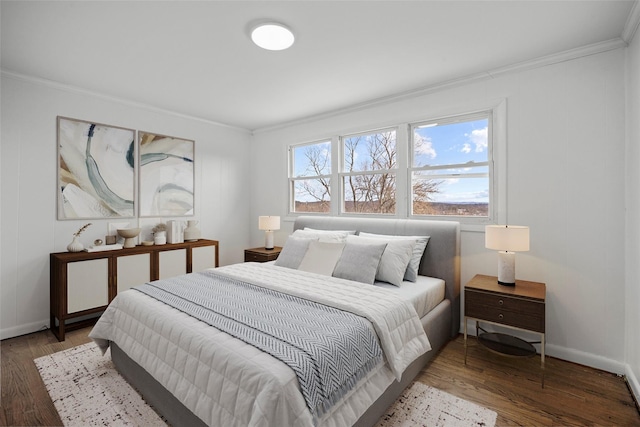 247 Osborne Hill Rd, Fishkill, NY 12524 - bedroom with crown molding, baseboards, and wood finished floors