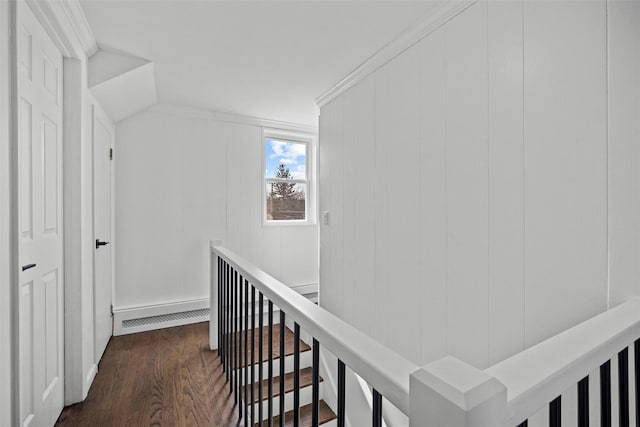 247 Osborne Hill Rd, Fishkill, NY 12524 - hall featuring dark wood-style flooring