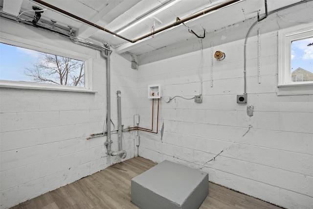 247 Osborne Hill Rd, Fishkill, NY 12524 - laundry room featuring laundry area, plenty of natural light, hookup for an electric dryer, and hookup for a washing machine