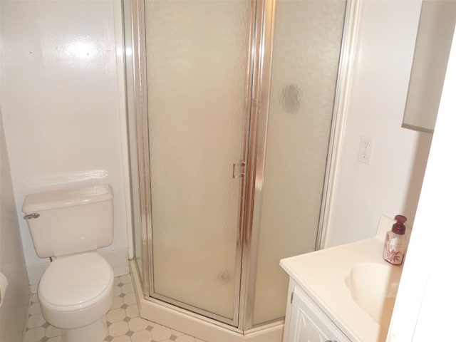 212 Wensley Ln, East Islip, NY 11730 - full bath with a stall shower, vanity, and toilet