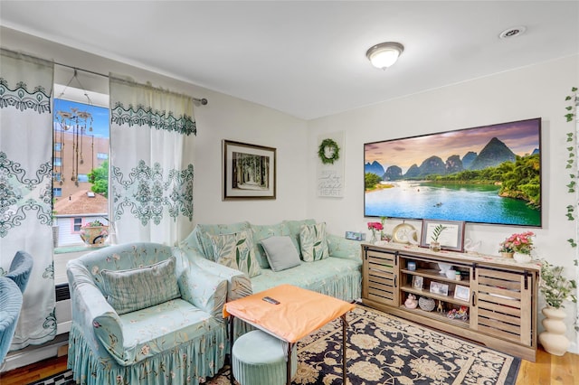 1934 Chatterton Ave, Bronx, NY 10472 - living area with wood finished floors