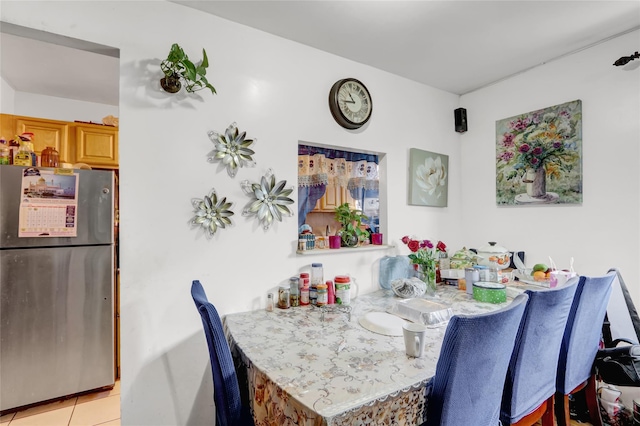 1934 Chatterton Ave, Bronx, NY 10472 - dining area with light tile patterned floors