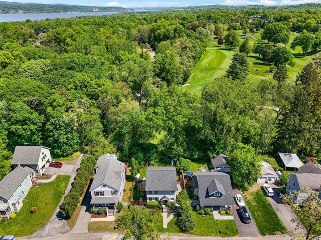 32 Lafayette Ave, Beacon, NY 12508 - aerial perspective of suburban area featuring a nearby body of water and a golf club