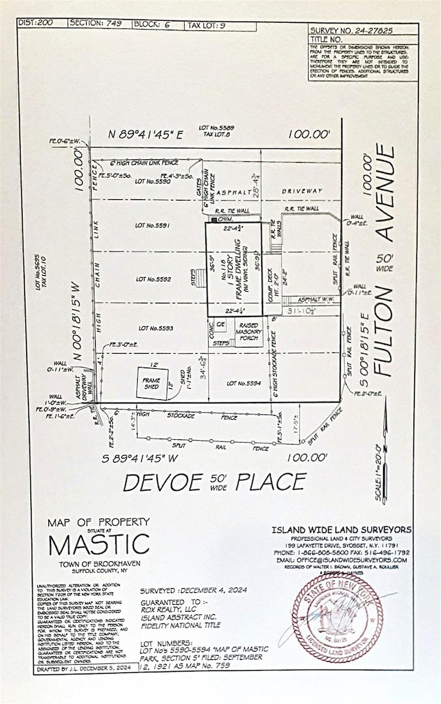 survey map / technical document
