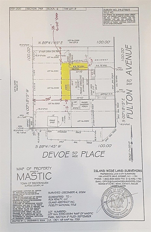 survey map / technical document