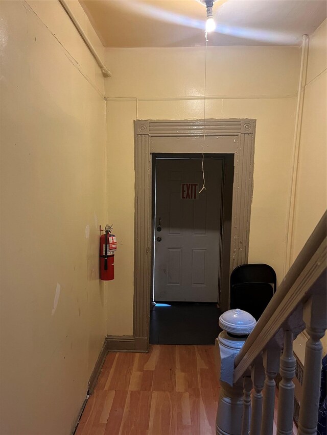 555 Hemlock St, Brooklyn, NY 11208 - entryway featuring wood finished floors