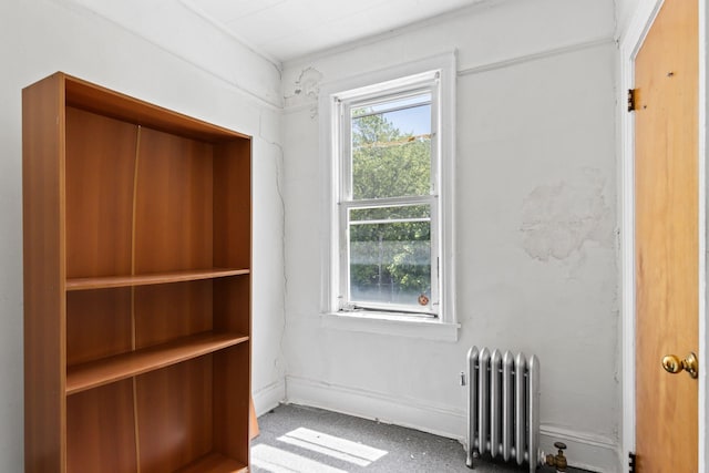 20-58 35th St, Astoria, NY 11105 - empty room with radiator heating unit