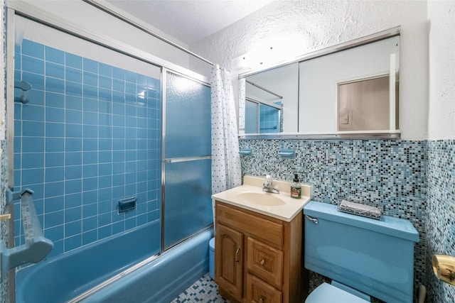 1841 Central Park Ave Unit 8E, Yonkers, NY 10710 - full bath featuring toilet, bath / shower combo with glass door, and vanity