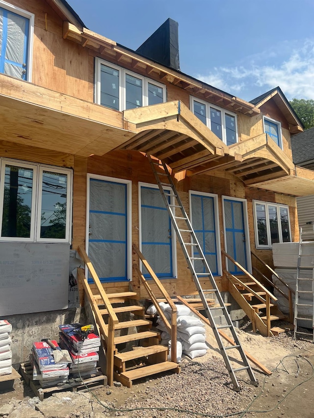 exterior space featuring entry steps
