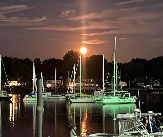 680 W Boston Post Rd Unit 3R, Mamaroneck, NY 10543 - dock area with a water view
