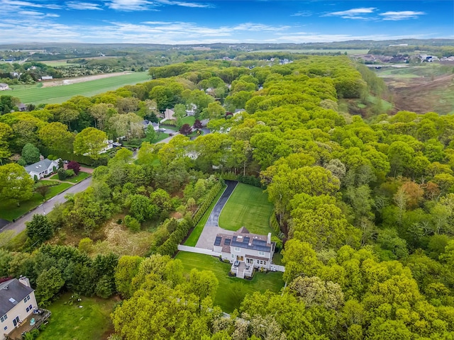 56 N Woods Rd, Baiting Hollow, NY 11933 - drone / aerial view
