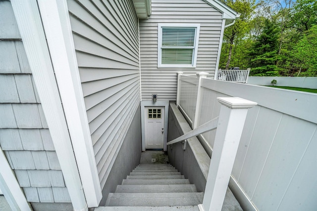56 N Woods Rd, Baiting Hollow, NY 11933 - view of stairs
