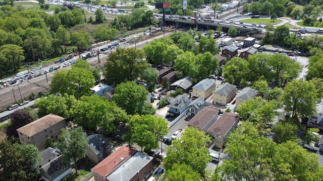 2227 Boller Ave, Bronx, NY 10475 - aerial overview of property's location featuring nearby suburban area, a tree filled landscape, and a major roadway