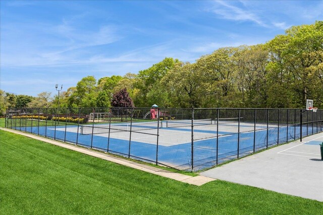 152 Artist Lake Dr Unit 152, Middle Island, NY 11953 - view of tennis court