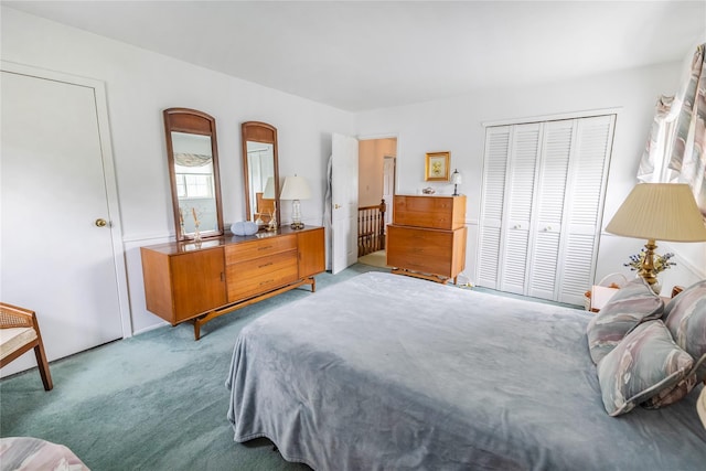 402 Spangle Dr, North Babylon, NY 11703 - bedroom featuring a closet and light carpet