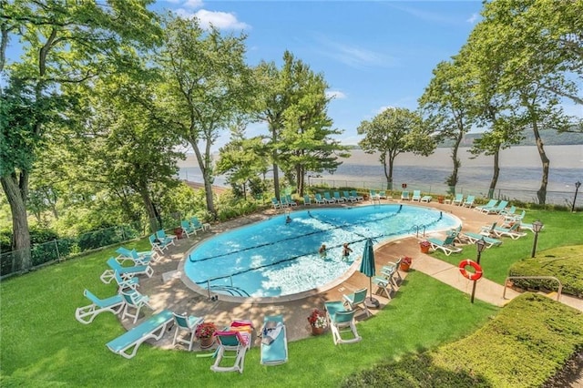 view of community pool