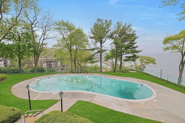 view of community pool