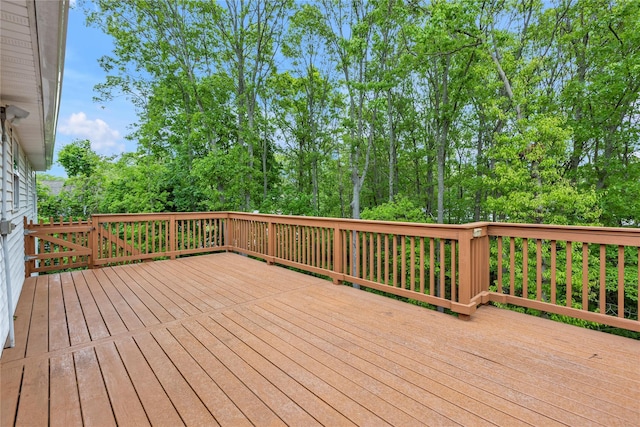 534 Puritan Dr, Shirley, NY 11967 - view of wooden deck