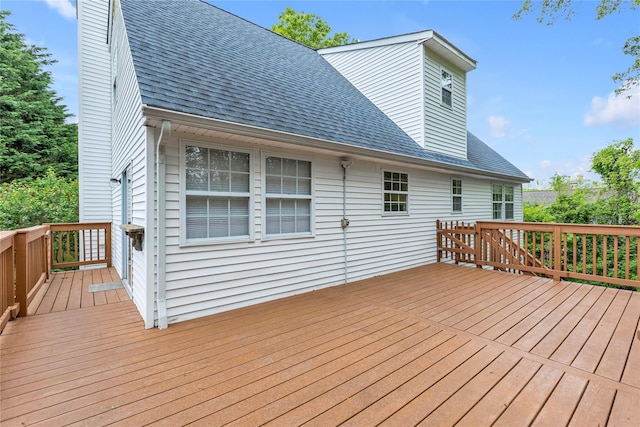 534 Puritan Dr, Shirley, NY 11967 - view of wooden deck