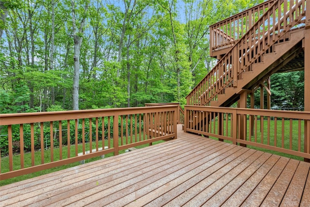 534 Puritan Dr, Shirley, NY 11967 - wooden deck featuring stairs