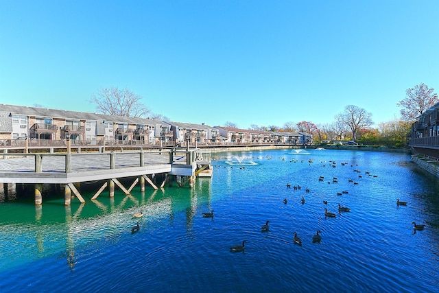198 Millard Ave Unit 198, West Babylon, NY 11704 - dock area featuring a water view and a residential view