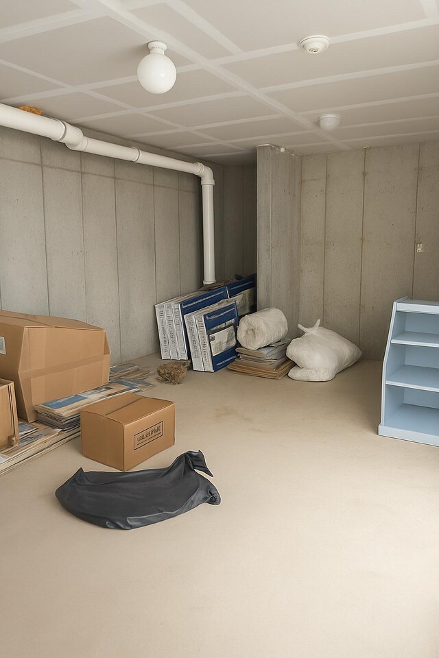 723 Carman Ave Unit 14, Westbury, NY 11590 - finished below grade area with carpet flooring