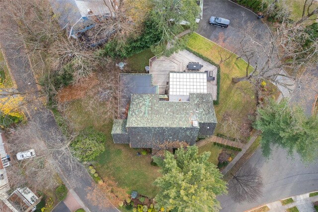 aerial view of property's location