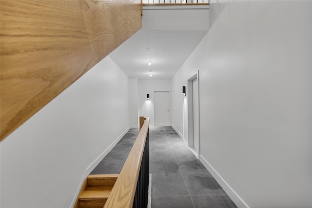 hall with baseboards