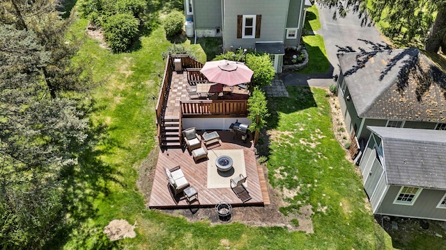 80 Hill St, Walden, NY 12586 - birds eye view of property
