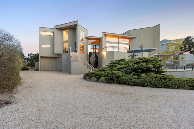 199 Dune Rd, Westhampton Beach, NY 11978 - contemporary house featuring stairway