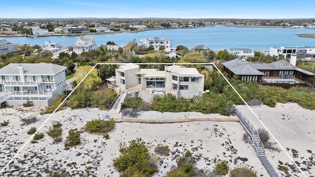 199 Dune Rd, Westhampton Beach, NY 11978 - aerial view with a water view