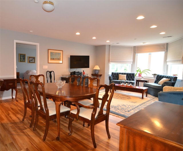 1308 Round Pointe Dr Unit 1308, Haverstraw, NY 10927 - dining area with light wood finished floors and recessed lighting