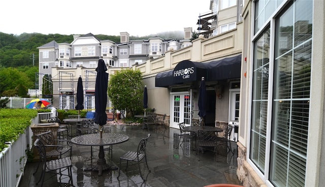1308 Round Pointe Dr Unit 1308, Haverstraw, NY 10927 - view of patio / terrace with fence