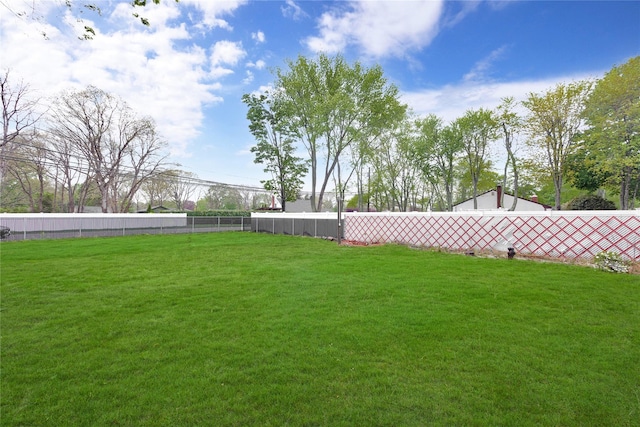 view of yard