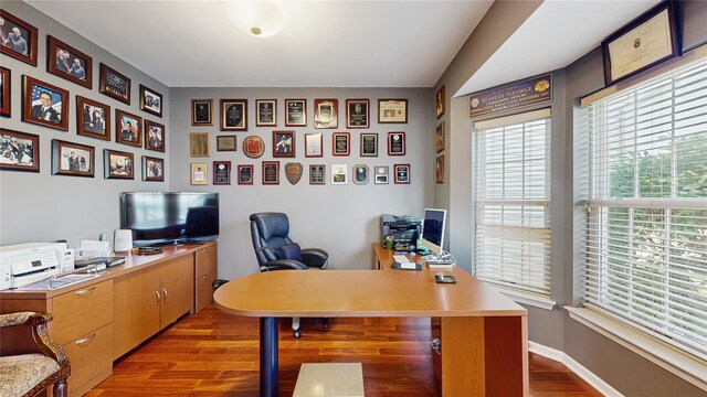 2041 Independence Dr, New Windsor, NY 12553 - office with wood finished floors