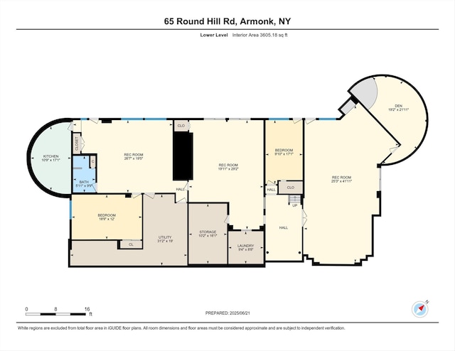 65 Round Hill Rd, Armonk, NY 10504 - view of home floor plan